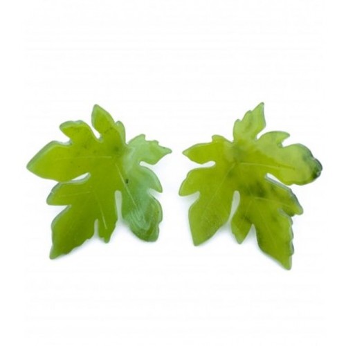 Pendientes hoja de parra resina Pendientes hoja de parra resina