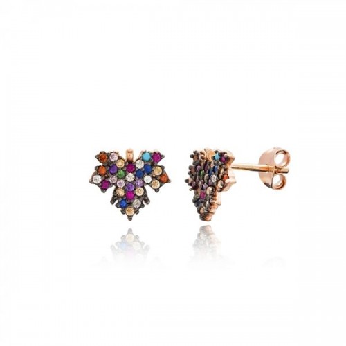 Pendientes hojitas arcoiris Pendientes hojitas arcoiris