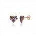 Pendientes hojitas arcoiris